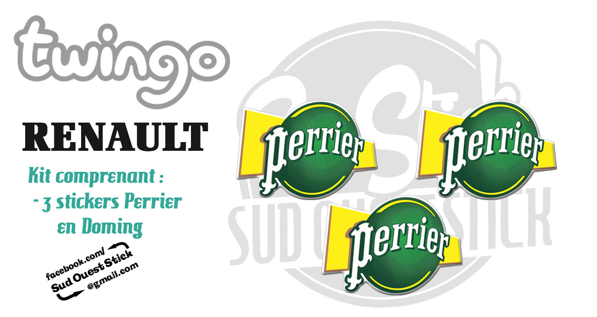 Perrier Sticker Stickers Twingo Perrier - So_Stick